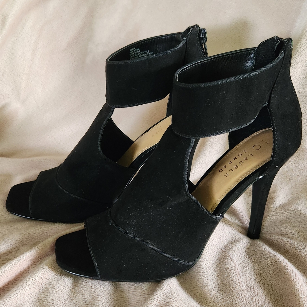LC LAUREN CONRAD Women's Black Heels